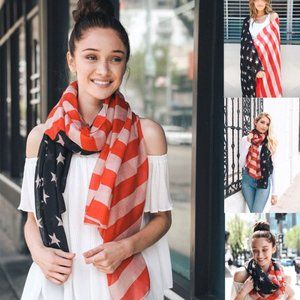 COPY - Vintage American Flag Scarf